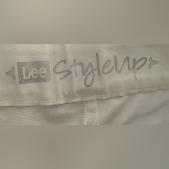 White Lee Style Up Pull On Dress Pants. Size 4 Petite - Picture 7 of 16